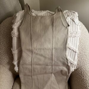 Babaton Sculpt Knit Squareneck Mini Dress Size S